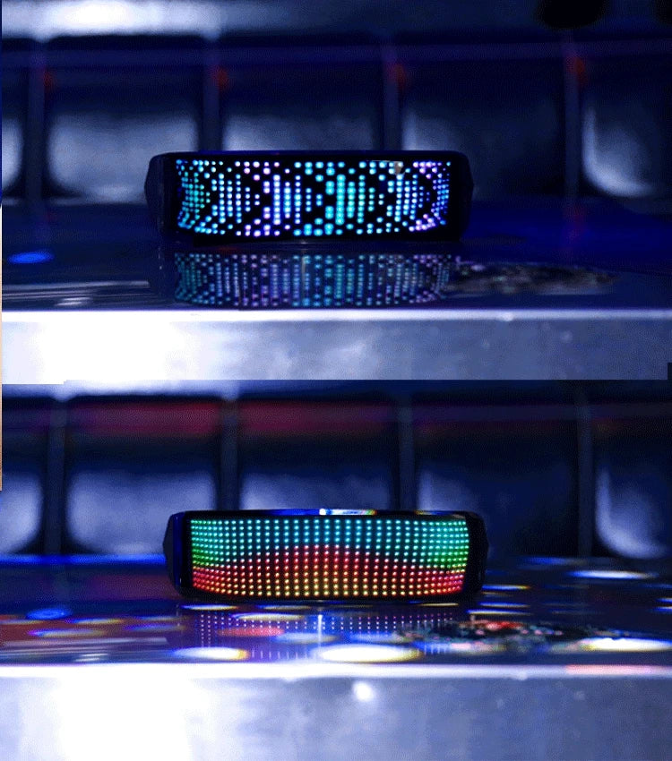 App Control Bluetooth Led Party Glasses Customized Languages USB Charge Flashing  Luminous Eyewear Christmas Concert Sunglasses