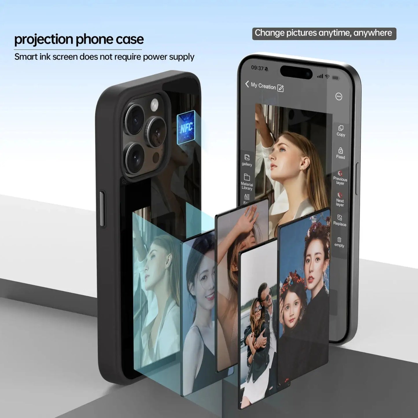 Projection Phone Case (For iPhone 14 Pro Max)